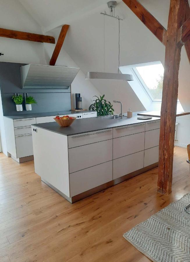 Luxurioeses Loft Mit Schoenem Blick Tremsbuettel Exterior photo